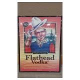 FLATHEAD VODKA FRAMED POSTER