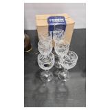 6 - NEMAN CRYSTAL CORDIALS  W/ BOX