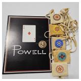 5 - SACAJAWEA BRONZE MEDALLIONS & ACE POWELL BOOK