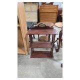 3 TIER WOOD WALL SHELF