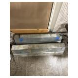 2 METAL FOLDING SAW HORSES