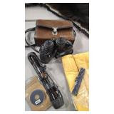 LEUPOLD M8-4X SCOPE AND BUSHNELL BINOCULARS