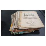 1900'S & FORWARD SHEET MUSIC