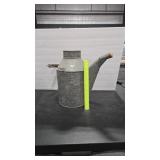 NPRY RAILROAD VTG GALVANIZED CAN