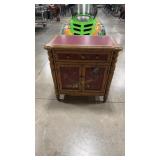 STEIN PAINTED ACCENT CABINET