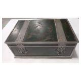 WOOD AND METAL ANTQ BOX