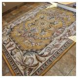 WOOL SILK CARPET
