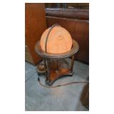 LIGHTED GLOBE STAND & MINIATURE GLOBE DECOR