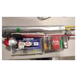 FLY ROD, FISHING POLE, AND FISHING TACKLE