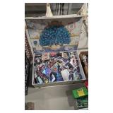 BOX OF ASSORTED SPORTS CARDS