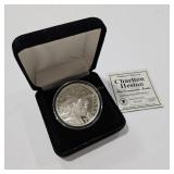 1 OZ SILVER NRA CHARLTON HESTON COMMEMORATIVE
