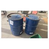 2 50 GALLON BARRELS - EMPTY