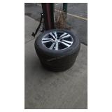 2 BRIDGESTONE DUELER 255/60R-18 WHEELS WITH HONDA