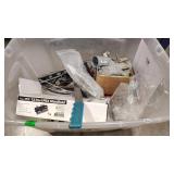 TOTE OF ASST. PLUMBING HARDWARE