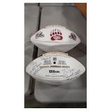 AUTOGRAPH & GRIZ FOOTBALLS