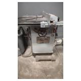 DELTA UNISAW WITH EXTENDED RAIL