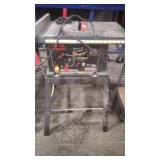 CRAFTSMAN 10' TABLE SAW W/ FOLDING WORK PLATFORM