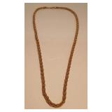 14K WOVEN S CHAIN 16'