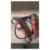 2 MILWAUKEE CORDED GRINDERS