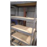 5 TIER INDUSTRIAL SHELVING UNIT 6' H X 3' W
