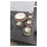 DENBY GREYSTONE SERVICE FOR 4