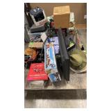 CART OF UNCLAIMED ITEMS