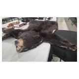 BLACK BEAR HIDE RUG