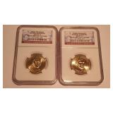 2 - NGC THOMAS JEFFERSON 2007 MS65  US DOLLARS