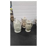 3 - AVON HUNTING  & INDUSTRY THEME STEINS