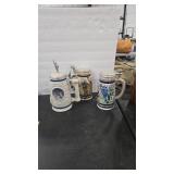 3 - AVON SPORTING THEME STEINS