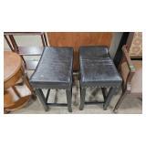 2 - COUNTER HEIGHT STOOLS