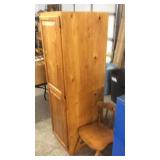 PINE CABINET & CHAIR