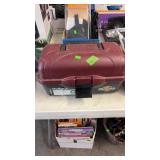 BLK/MAROON TACKLE BOX