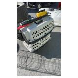 2 PET CARRIERS & WINDSHIELD SCRAPERS