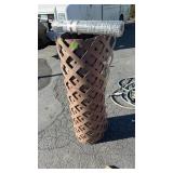 POLY LATTICE & NEW ROLL OF HARDWARE CLOTH