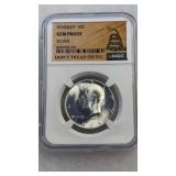 1965 GEM PROOF KENNEDY SILVER HALF DOLLAR