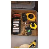 BX W/ TAPE MEASURES, SOCKETS