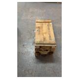 2 WOOD AMMO BOXES