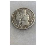 1908 SILVER BARBER HALF DOLLAR
