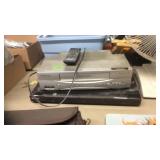EMERSON VHS PLAYER & SONY DVD PLAYER