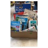 BX OF MAPS & TOUR BOOKS