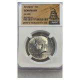 1967 GEM PROOF KENNEDY SILVER HALF DOLLAR