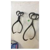2 SETS OF ICE TONGS