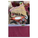 BX W/ NATIVE FLUTE, SMALL DREAM CATHERS & NATIVE