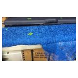 ROLL OF BLUE LACE FABRIC