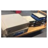 GROUP OF TILE ON CART  AND TWO BOXES OF 20ï¿½