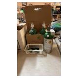 5 OXYGEN BOTTLES