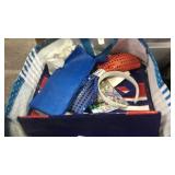 BAG W/ CHRISTMAS CARDS & RELATED ITEMS