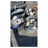 4 BUCKETS OF PVC PIPE FITTINGS