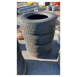 SET OF 4 MICHILEN LT275/55R18 STUDDED SNOW TIRES